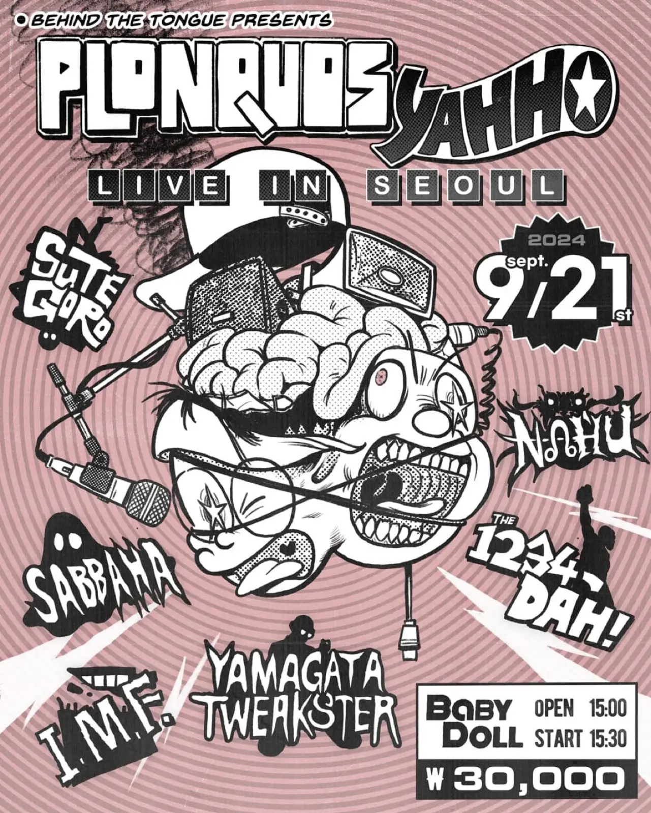 PLONQUOS / Yahho Live in Seoul 포스터
