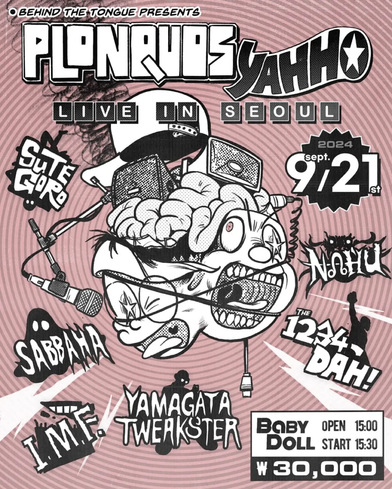 PLONQUOS / Yahho Live in Seoul 포스터